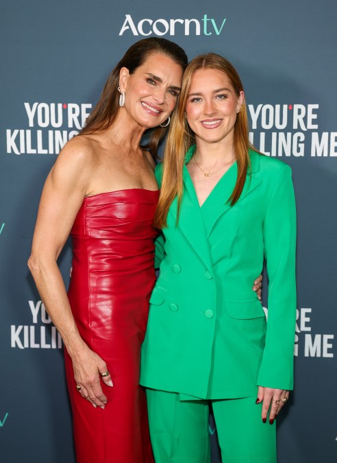 Brooke Shields and Rowan Henchy