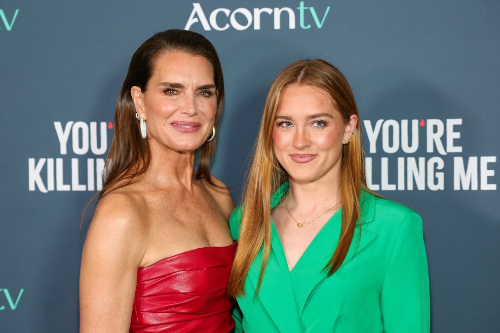 Brooke Shields and Rowan Henchy