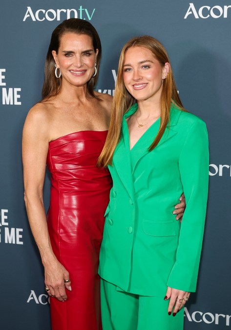 Brooke Shields and Rowan Henchy