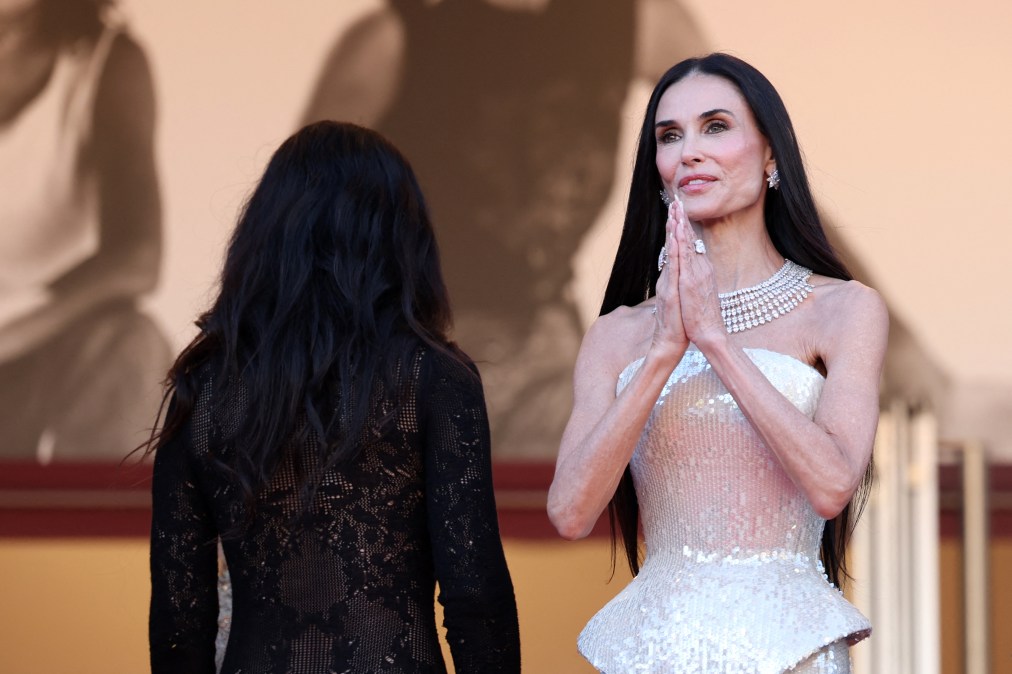 US actress and producer Demi Moore