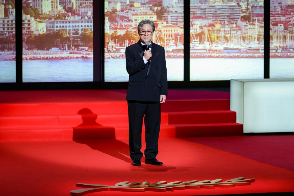 Jury President Park Chan-wook during the opening ceremony of the 79th Cannes Film Festival.