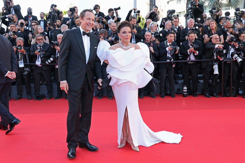 Percy Gibson and Dame Joan Collins