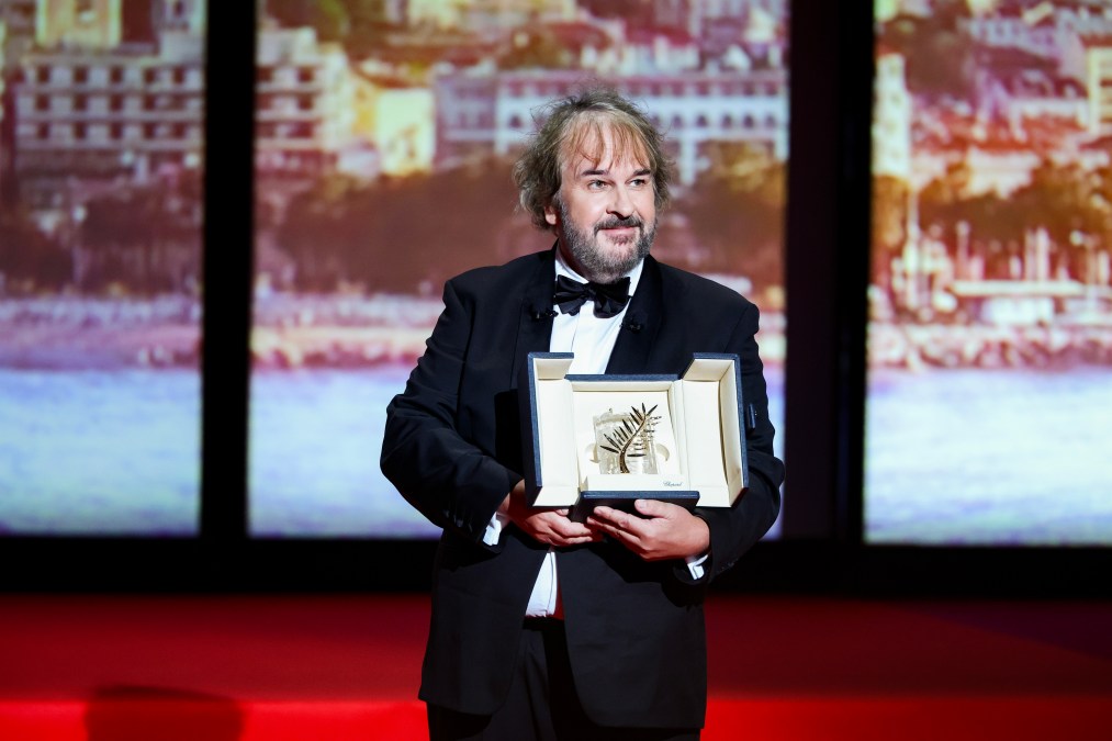 Peter Jackson receives the Honorary Palme d'Or at the opening ceremony of the 79th Cannes Film Festival.