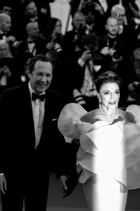 Percy Gibson and Dame Joan Collins 