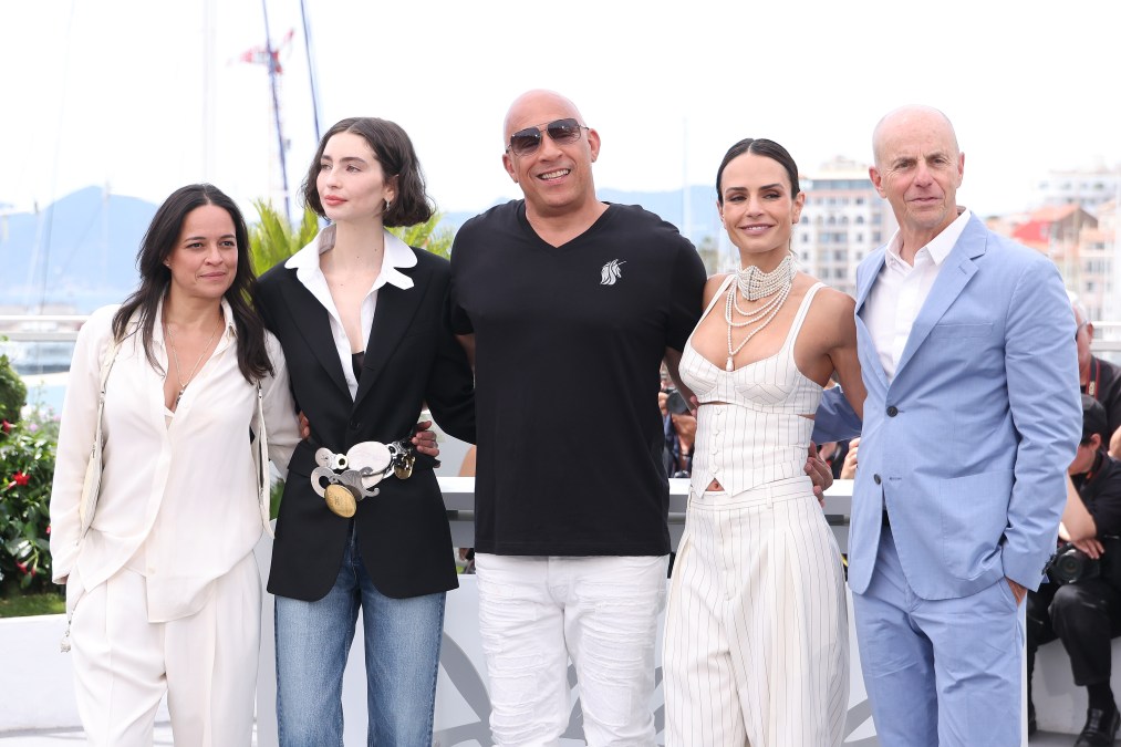 Michelle Rodriguez, Meadow Walker, Vin Diesel, Jordana Brewster and Neal H. Moritz
