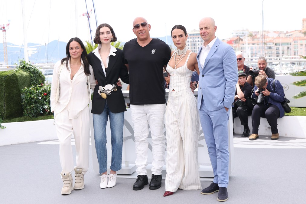 Michelle Rodriguez, Meadow Walker, Vin Diesel, Jordana Brewster and Neal H. Moritz