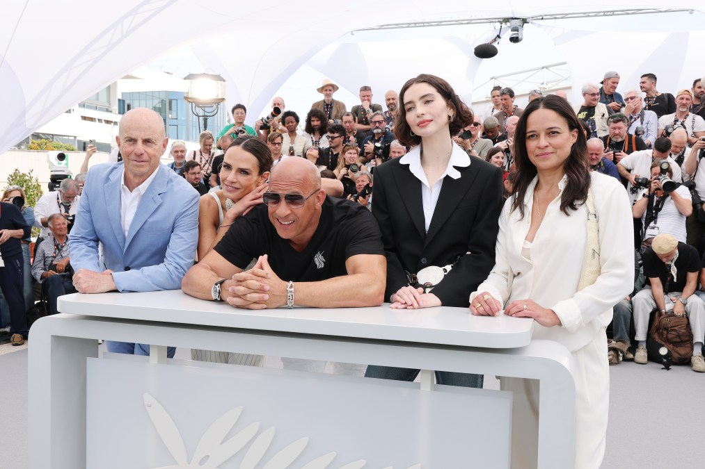 Neal H. Moritz, Jordana Brewster, Vin Diesel, Meadow Walker and Michelle Rodriguez  