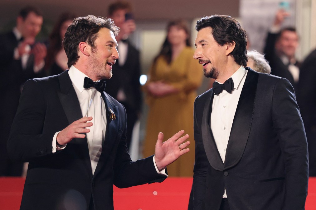 Miles Teller and Adam Driver at the "Paper Tiger" screening at the 79th Cannes Film Festival.