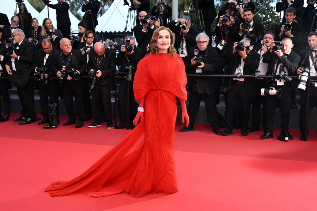 Isabelle Huppert at the "Histoires Parallèles (Parallel Tales)" screening at the 79th Cannes Film Festival.
