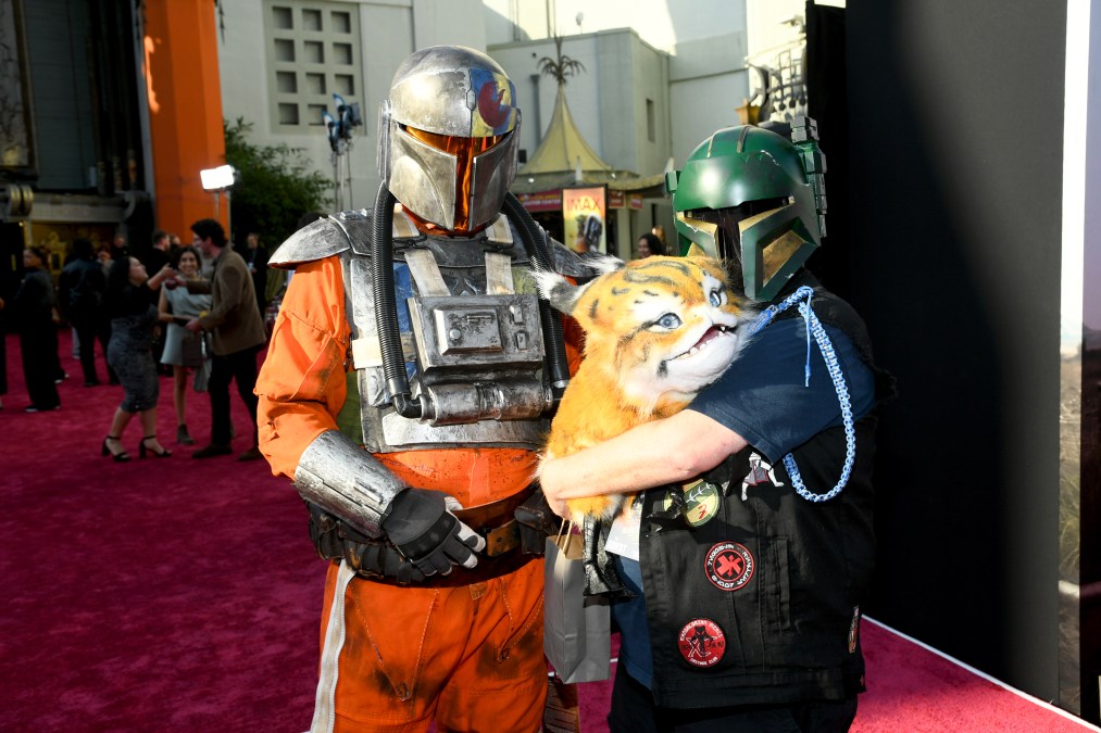 "Star Wars" cosplayers.