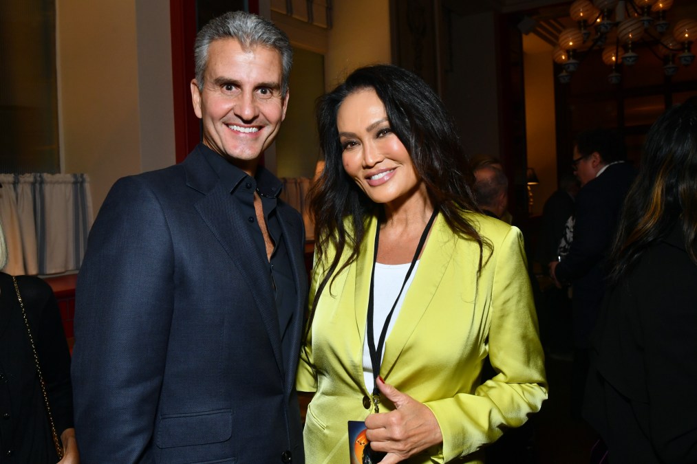 Josh D'Amaro and Tia Carrere.