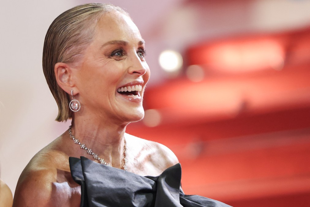 Sharon Stone at the "Diamond" screening at the 79th Cannes Film Festival in 2026.
