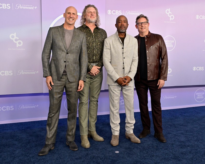 Hootie & the Blowfish on the American Music Awards of 2026 red carpet.