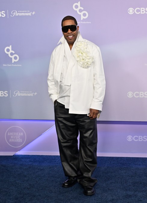 Busta Rhymes on the American Music Awards of 2026 red carpet.