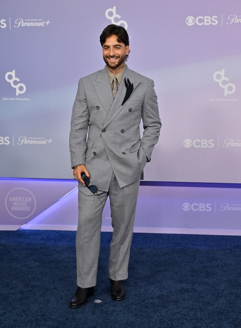 Maluma on the American Music Awards of 2026 red carpet.