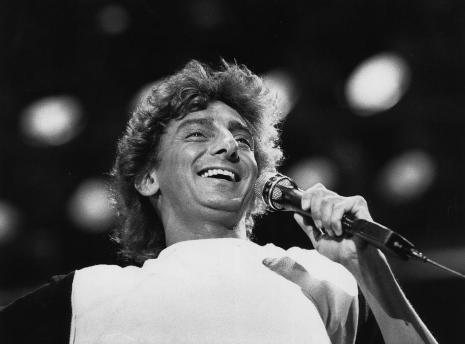 American pop singer songwriter Barry Manilow, born Barry Alan Pinkus.