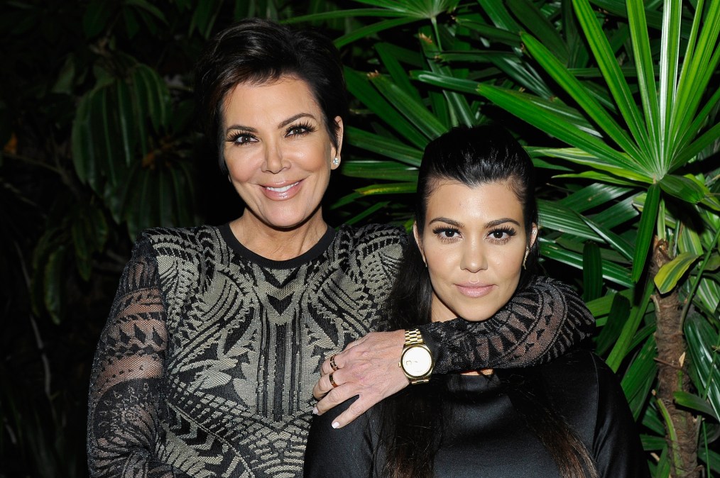 Kris Jenner and Kourtney Kardashian.