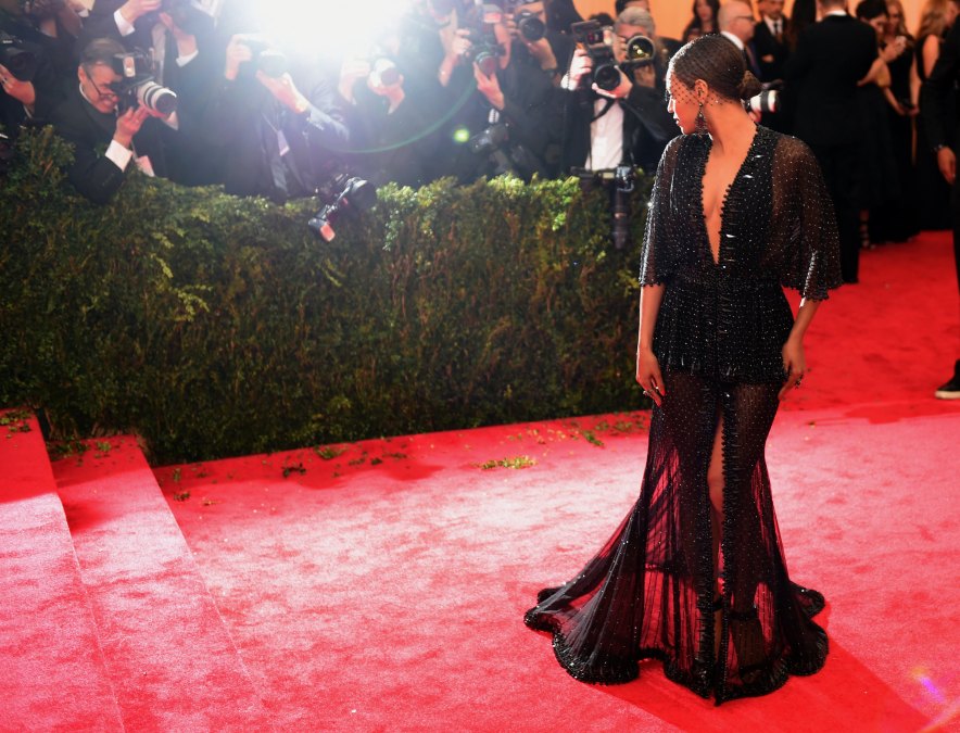Beyoncé at the Met Gala in 2014.
