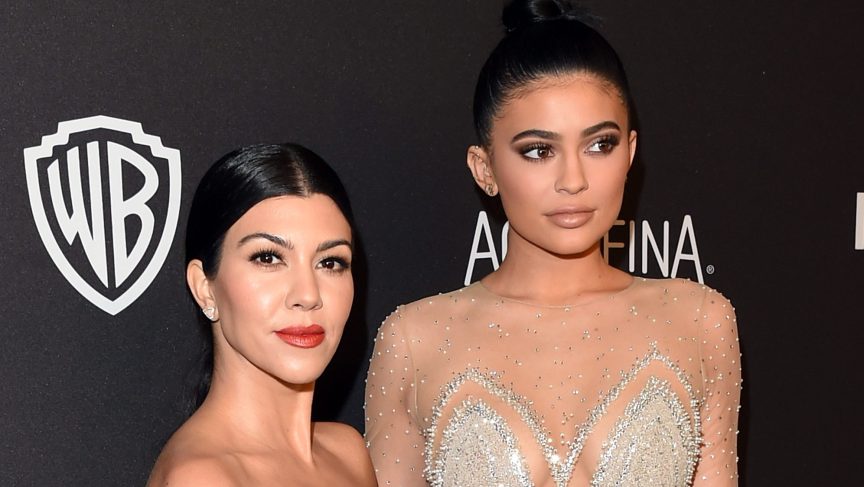Kourtney Kardashian and Kylie Jenner