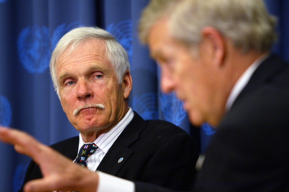 Ted Turner Speaks At The United Nations