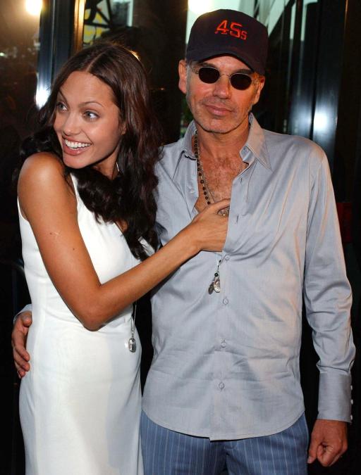 Angelina Jolie and Billy Bob Thornton at the "Original Sin" premiere in 2001.