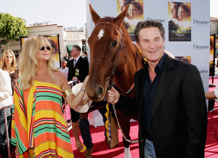 Goldie Hawn and Kurt Russell