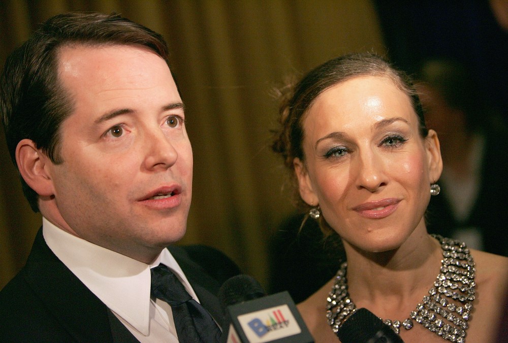 Actor Matthew Broderick and his wife actress Sarah Jessica Parker