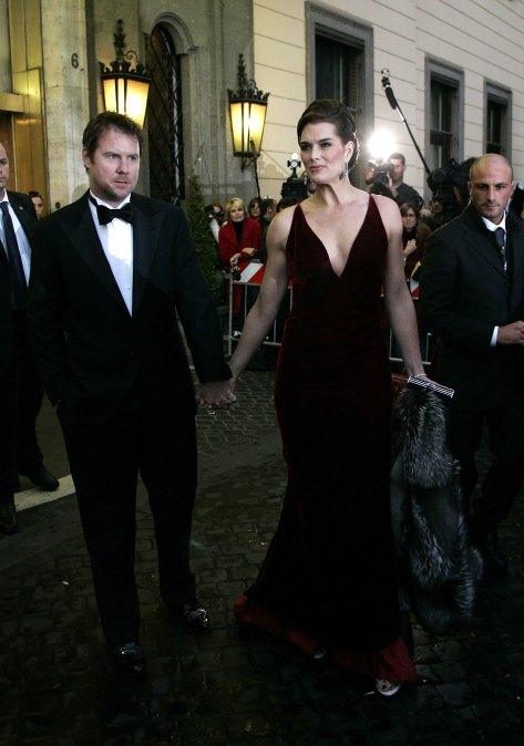 Chris Henchy and Brooke Shields