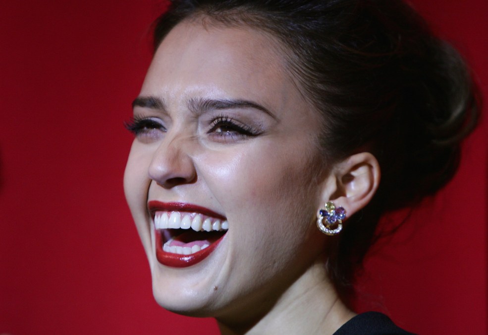 Jessica Alba at the "Fantastic Four: Rise of the Silver Surfer" premiere in 2007.