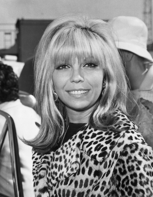 American singer and actress Nancy Sinatra, 1966. 