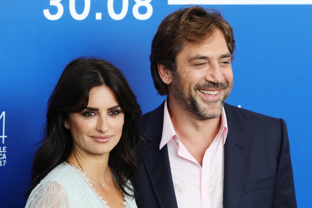 Penelope Cruz and Javier Bardem attend the 'Loving Pablo' photocall during the 74th Venice Film Festival on September 6, 2017
