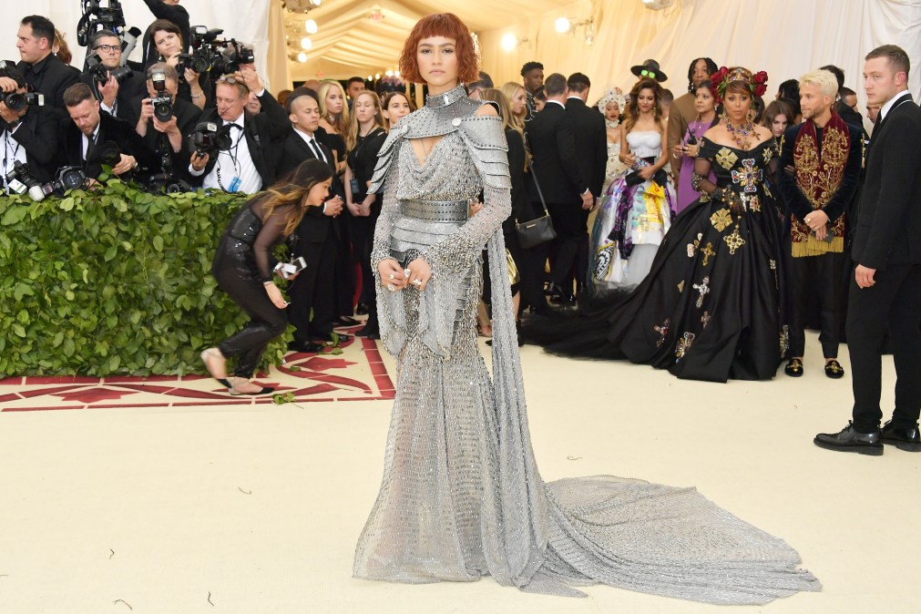 Zendaya at the Met Gala in 2018.