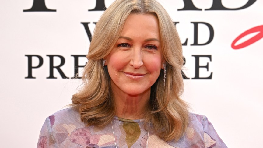 Lara Spencer poses for photos at the premiere of The Devil Wears Prada 2