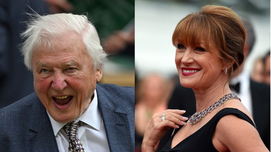 David Attenborough and Jane Seymour