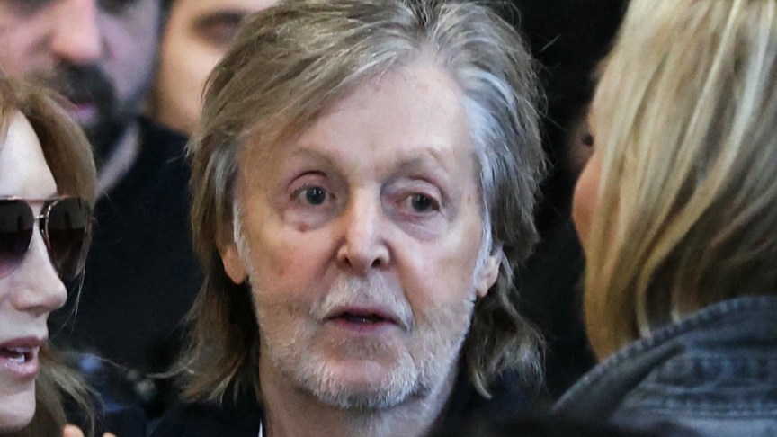 Paul McCartney photographed at an event