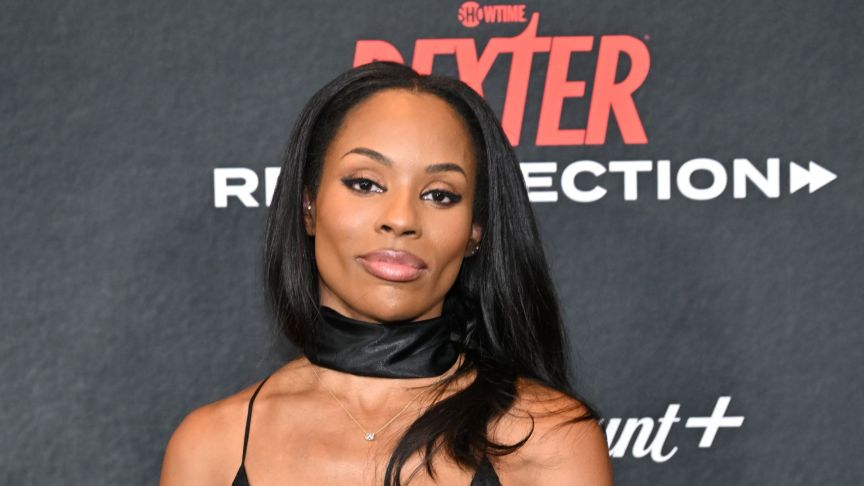 Devyn Simone attends the Dexter: Resurrection world premiere in NY at Alice Tully Hall on July 09, 2025 in New York City