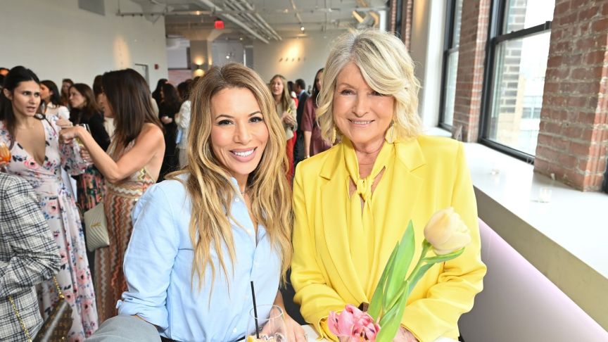 Daisy Toye and Martha Stewart attend the Hudson River Park Friends 10th Annual Playground Committee Luncheon at Tribeca 360 on March 06, 2026 in New York City.
