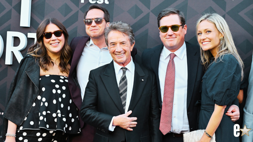 Martin Short Steps Out With Sons Oliver and Henry