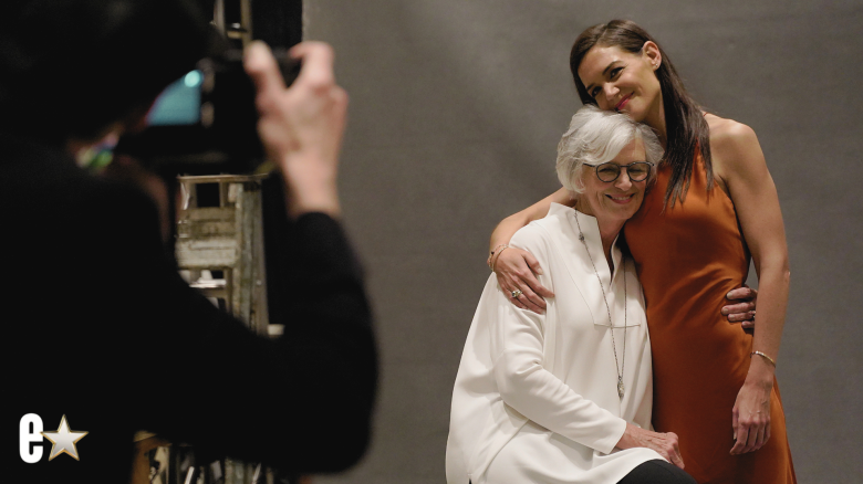Katie Holmes Makes Rare Red Carpet Appearance With Mom Kathleen