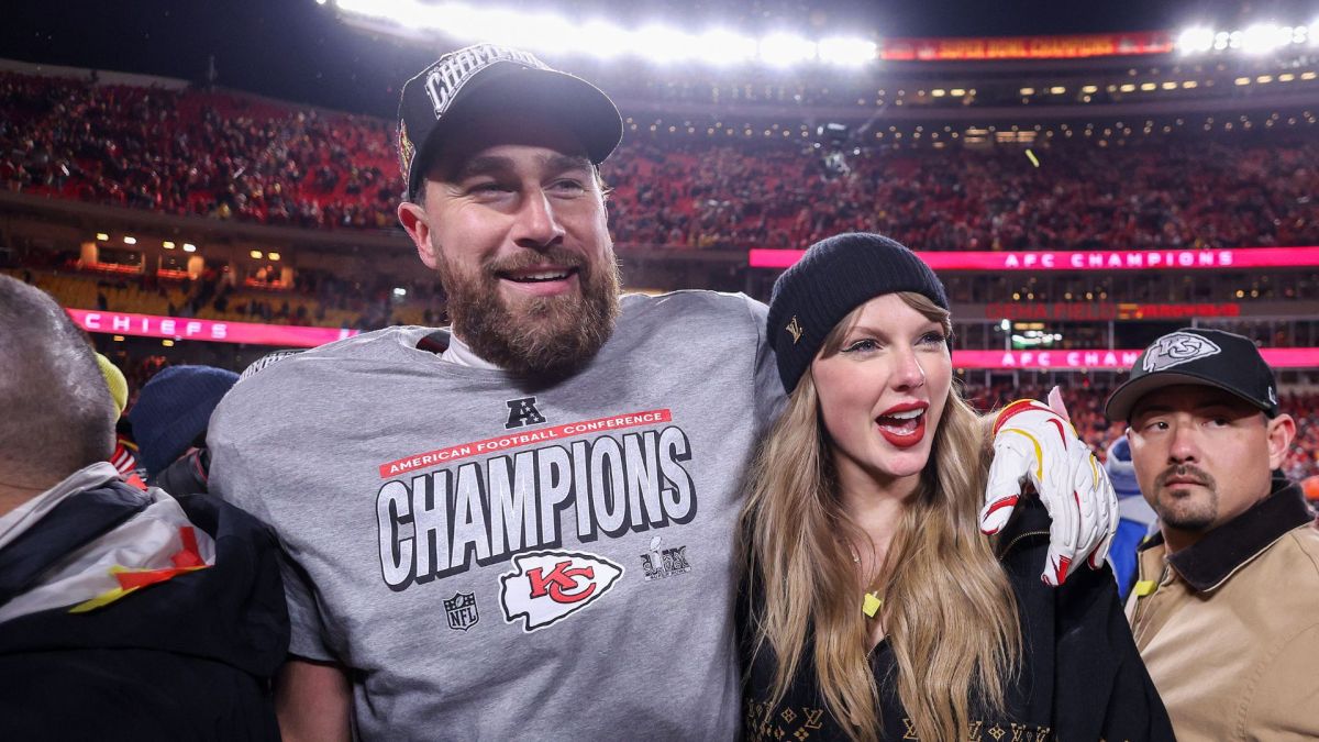 Taylor Swift and Travis Kelce