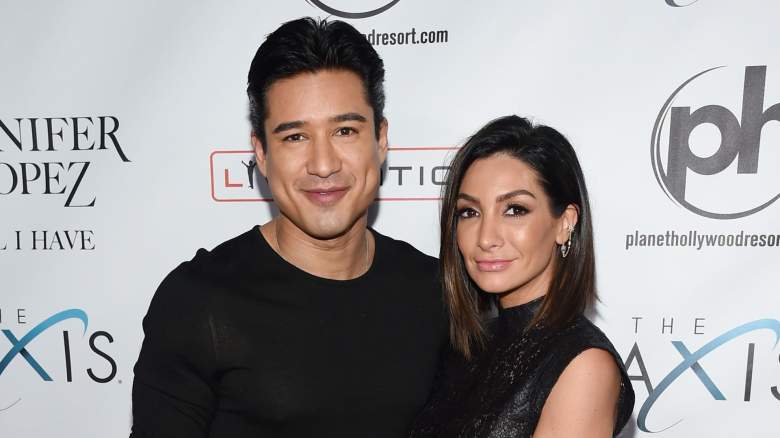 Mario Lopez and Courtney Mazza