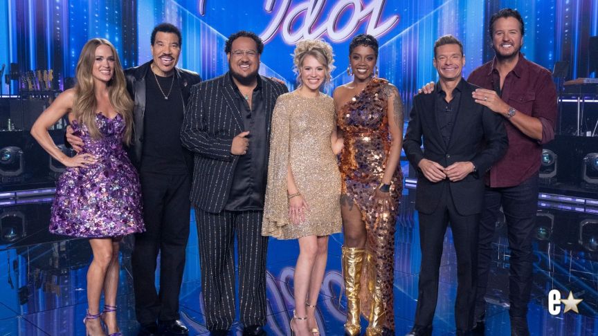 Carrie Underwood, Lionel Richie, Jordan McCullough, Hannah Harper, Keyla Richardson, Ryan Seacrest, Luke Bryan