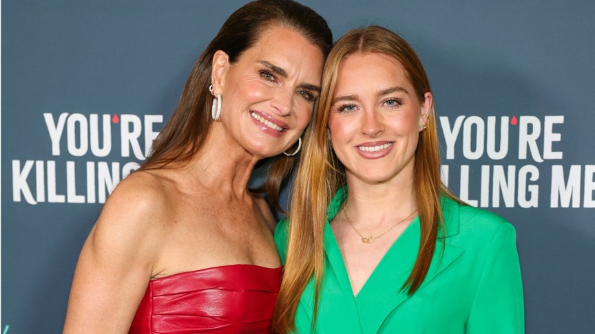 Brooke Shields and Rowan Henchy