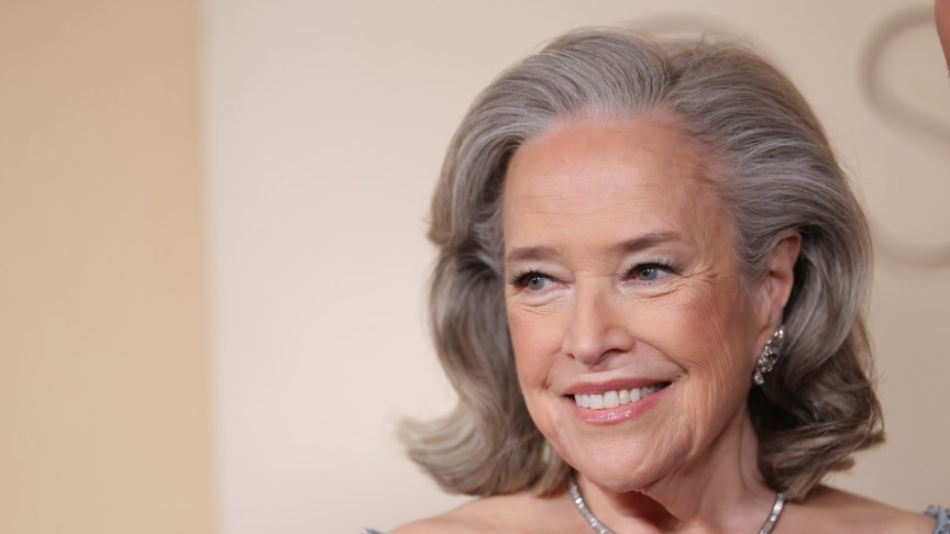 Kathy Bates, star of Friend Green Tomatoes, on the red carpet