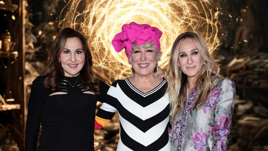 Kathy Najimy, Bette Midler, and Sarah Jessica Parker.