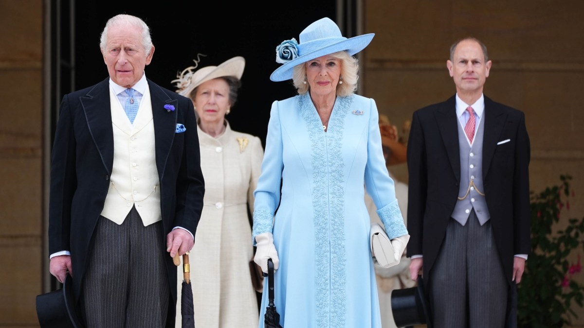 King Charles, Princess Anne, Camilla Parker Bowles and Prince Edward