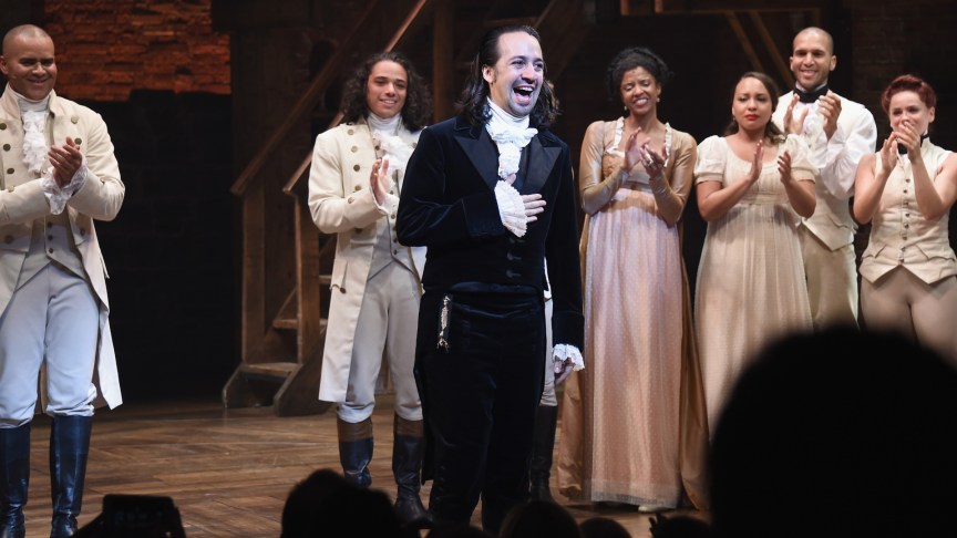 Lin Manuel Miranda in Hamilton