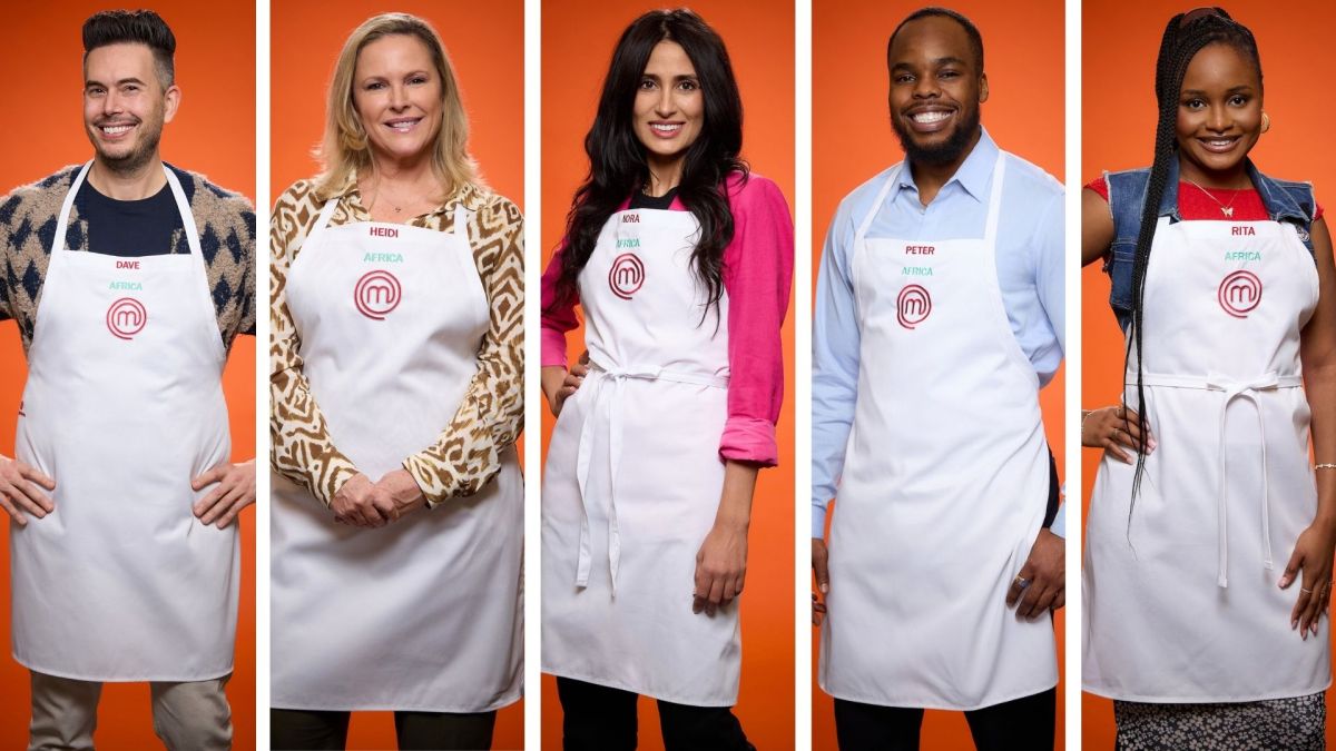 Team Africa: Dave, Heidi, Nora, Peter, and Rita (left to right)