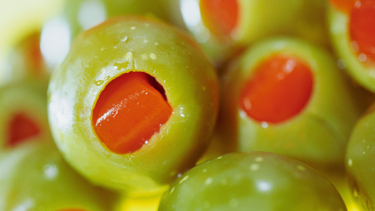 pimento-stuffed Spanish green olives