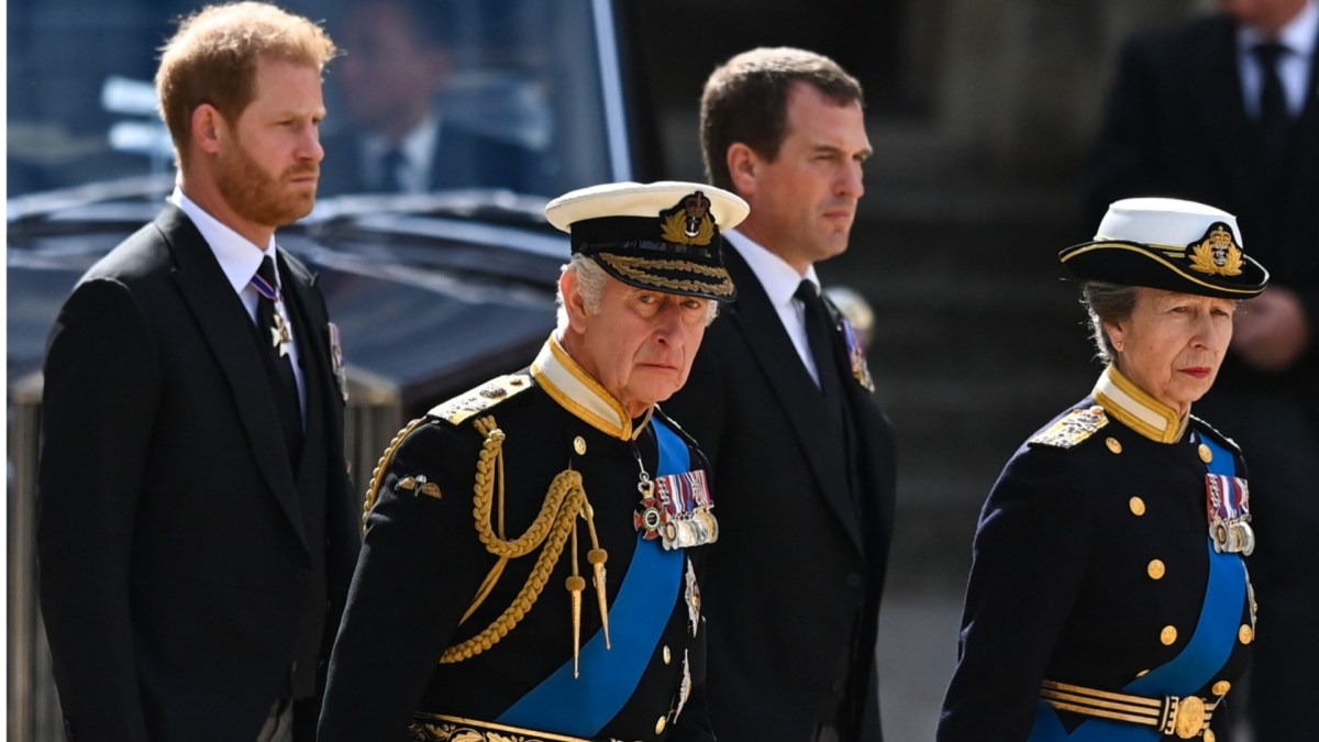 Prince Harry Peter Phillips King Charles Princess Anne